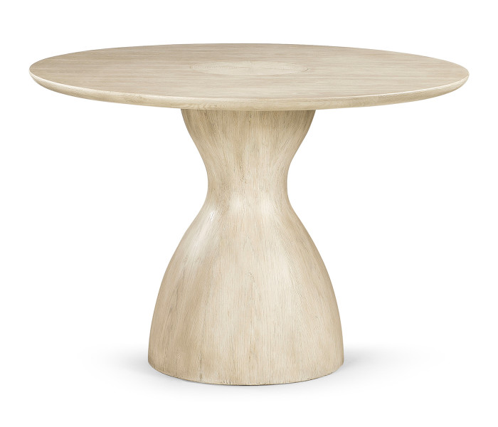 Seamount Oak Pedistal Table with Wood Top