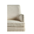 Shoal Linen & Grasscloth Host Chair