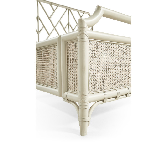 Tropical Tracery Chippendale Bamboo Bed