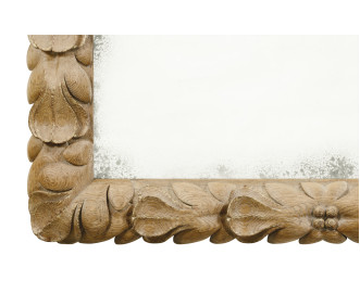 Wrenbury Rectangular Gilded Vintage Oak Mirror