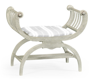 Single Lucca Cloudy Oak Bench