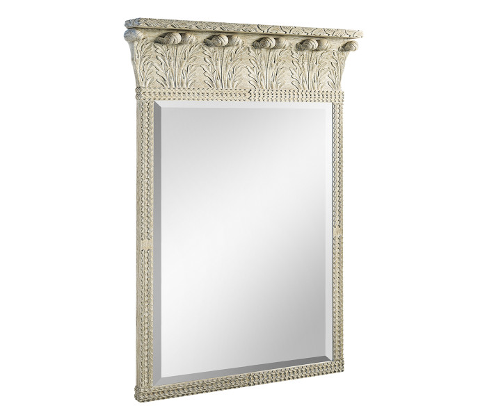 Rothesay Venetian White Oak Mirror