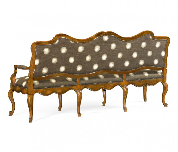 Padua Grey Fruitwood Settee Padua Grey Fruitwood Settee