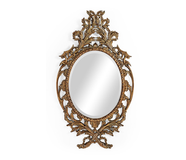 Leicester Sunwashed Mahogany Mirror Leicester Sunwashed Mahogany Mirror