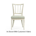 Lucillo Washed Acacia Carver Side Chair