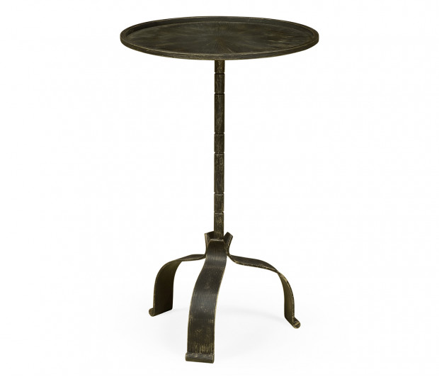 Circular Ida Antique Bronzed Cocktail Table Circular Ida Antique Bronzed Cocktail Table