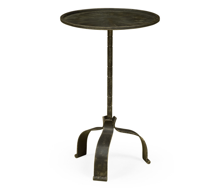Circular Ida Antique Bronzed Cocktail Table