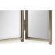 Triple Bronzed Stainless Steel Dressing Table Mirror