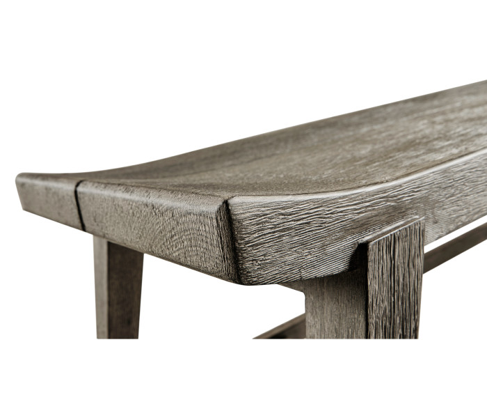 Rectangular Grey Bench