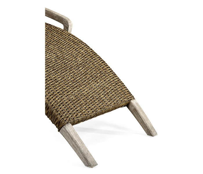 Foot Rest Only - Connects with Navajo Sand & Rattan Lounge Chair 550008-PNS