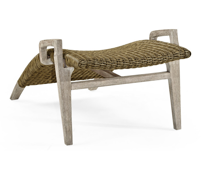 Foot Rest Only - Connects with Navajo Sand & Rattan Lounge Chair 550008-PNS