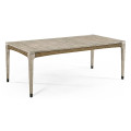 Rectangular Navajo Sand & Rattan Dining Table 80