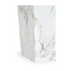 Large Square Faux White & Grey Marble Planter