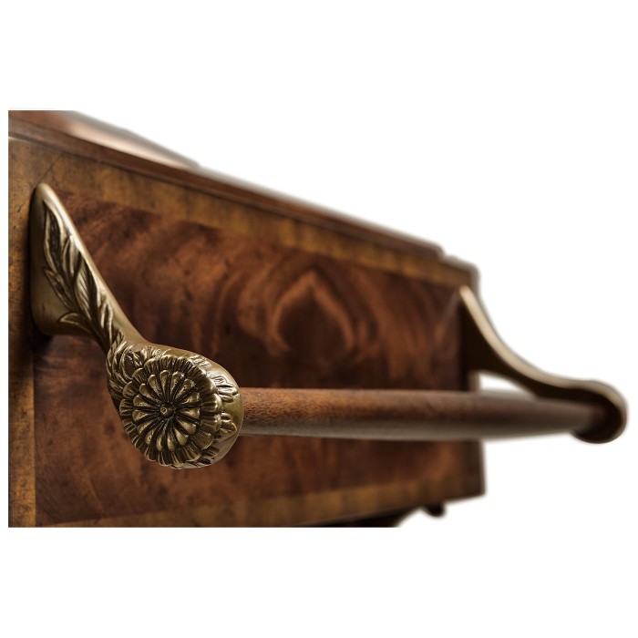 Ocala Mahogany Valet Stand with Stud Box
