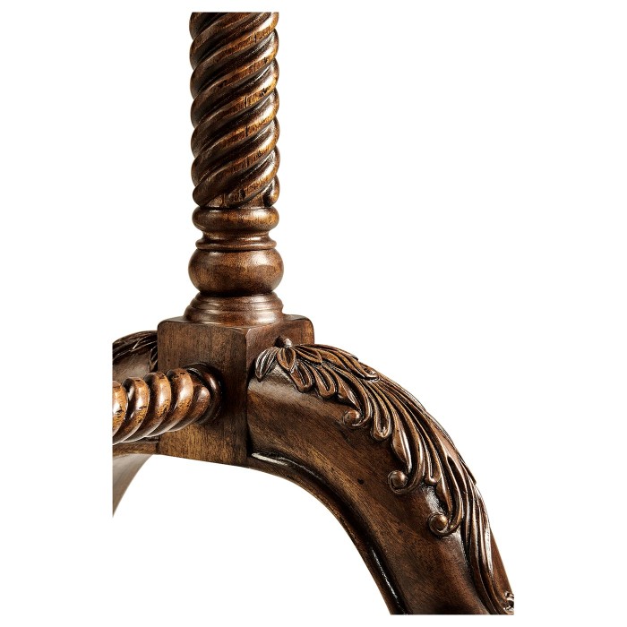 Ocala Mahogany Valet Stand with Stud Box