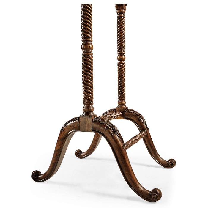 Ocala Mahogany Valet Stand with Stud Box