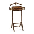 Ocala Mahogany Valet Stand with Stud Box