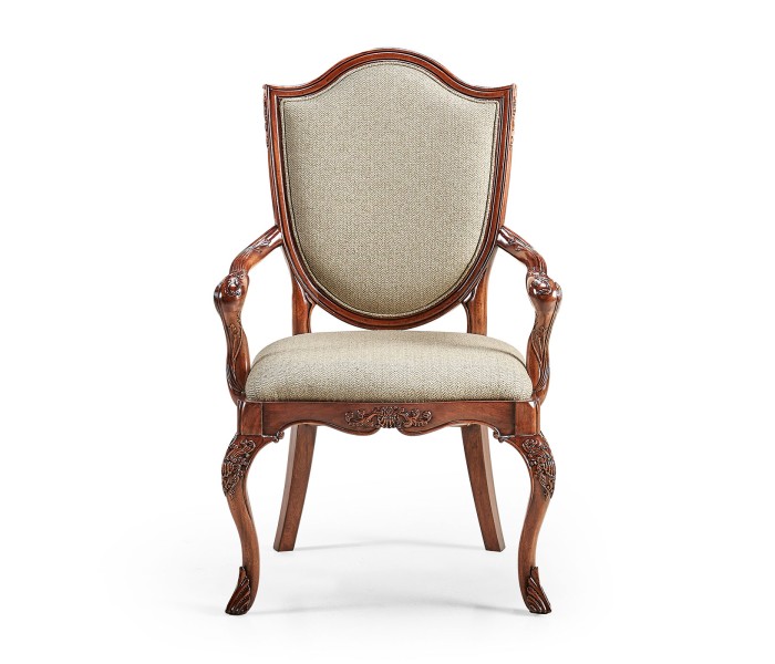 Shield Back Mahogany Arm Chair