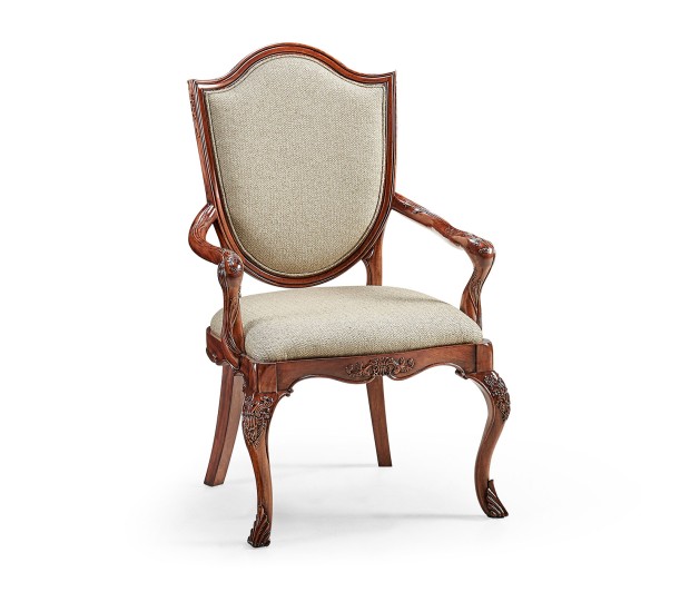 Shield Back Mahogany Arm Chair