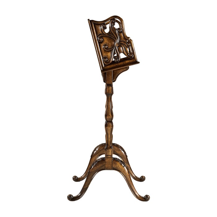 Ocala Victorian Walnut Floor Standing Book Trough