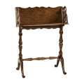 Ocala Victorian Walnut Floor Standing Book Trough
