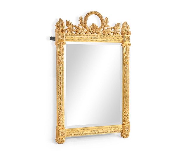 Empire style gilded mirror