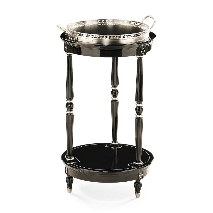 Ocala Smoky Black side table