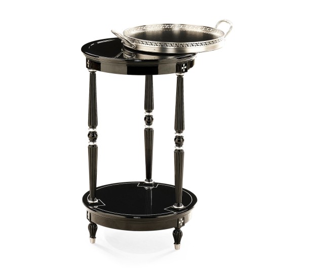 Ocala Smoky Black side table