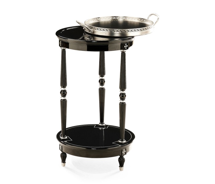 Ocala Smoky Black side table