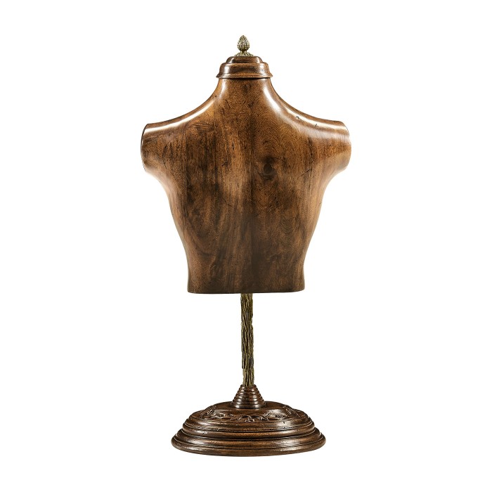 Ocala Large Male Wooden Mannequin & Torso on Stand