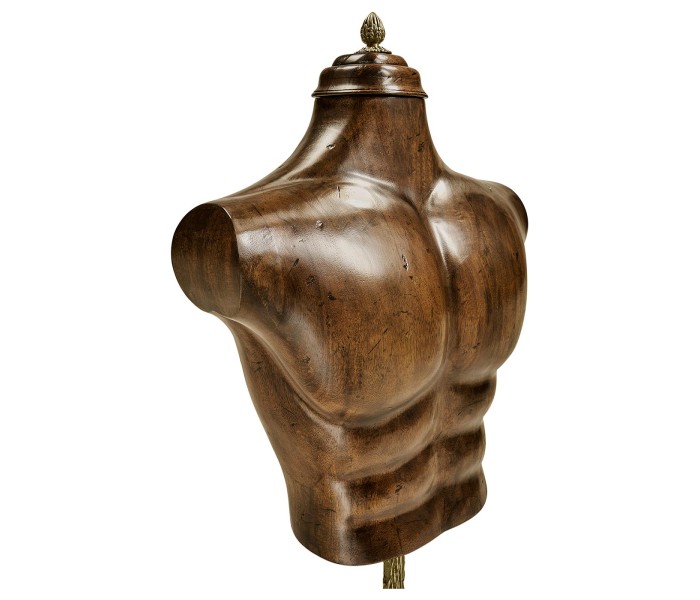 Ocala Large Male Wooden Mannequin & Torso on Stand