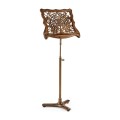 Ocala Fretwork Walnut Adjustable Music Stand