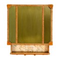 Night table w/ brass top