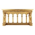 French Library Table - Gold leaf