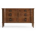 Regency Mahogany Reverse Breakfront Chest
