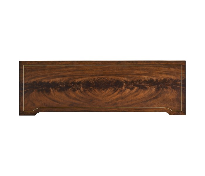 Regency Mahogany Reverse Breakfront Chest