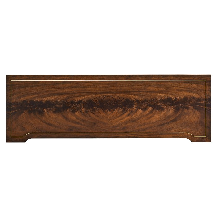 Regency Mahogany Reverse Breakfront Chest