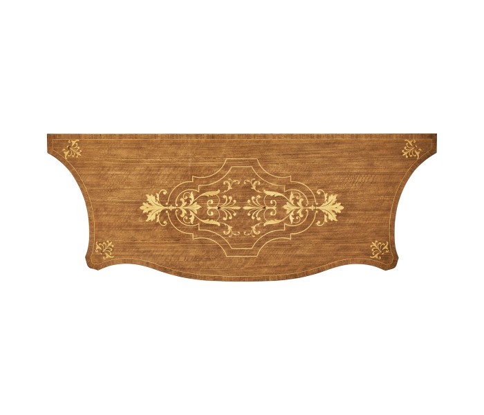 Chippendale style commode with fine inlay