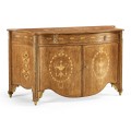 Chippendale style commode with fine inlay