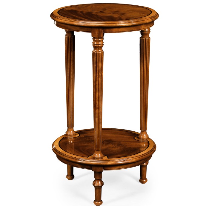 Bedside table -Satin Varnish