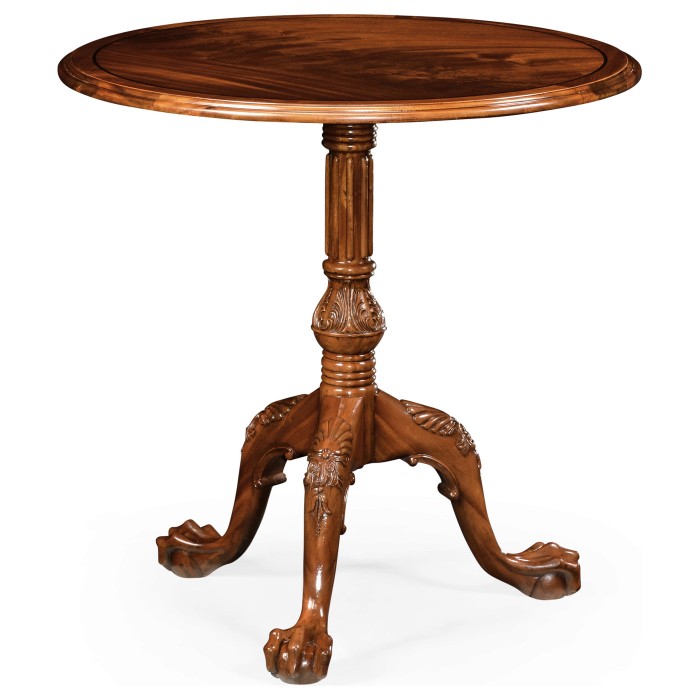 Pedestal Table, top w/out carving details