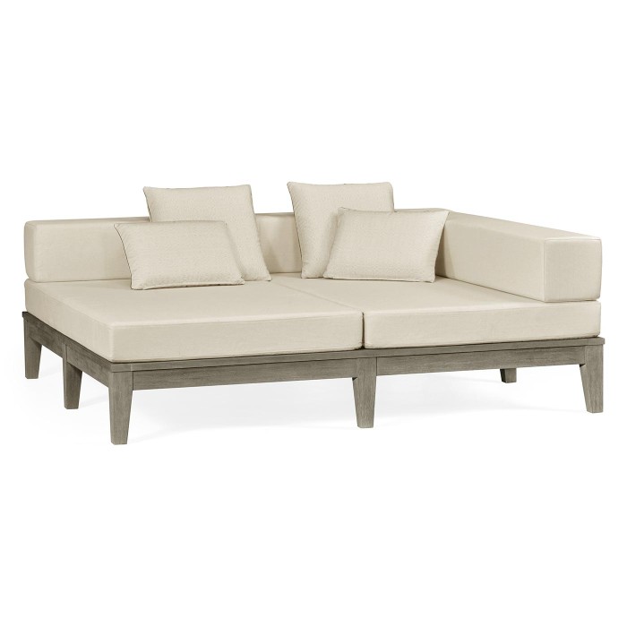 Outdoor Lounge ottoman (COM)