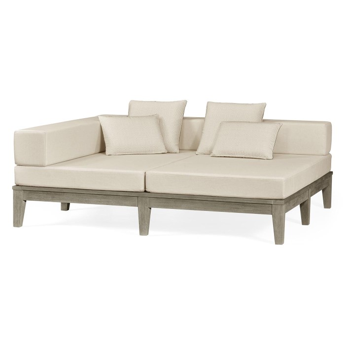 Outdoor Lounge ottoman (COM)