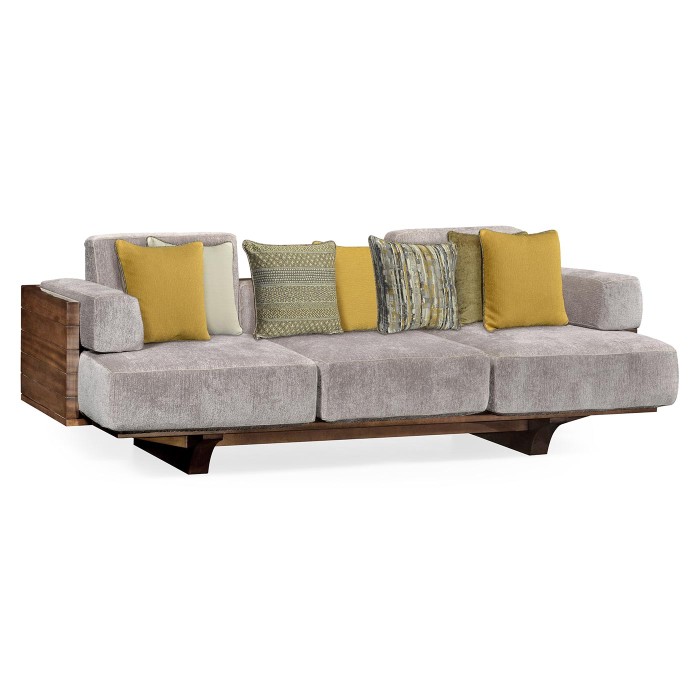 Sofa With Decorative Blanket (Height 670mm)