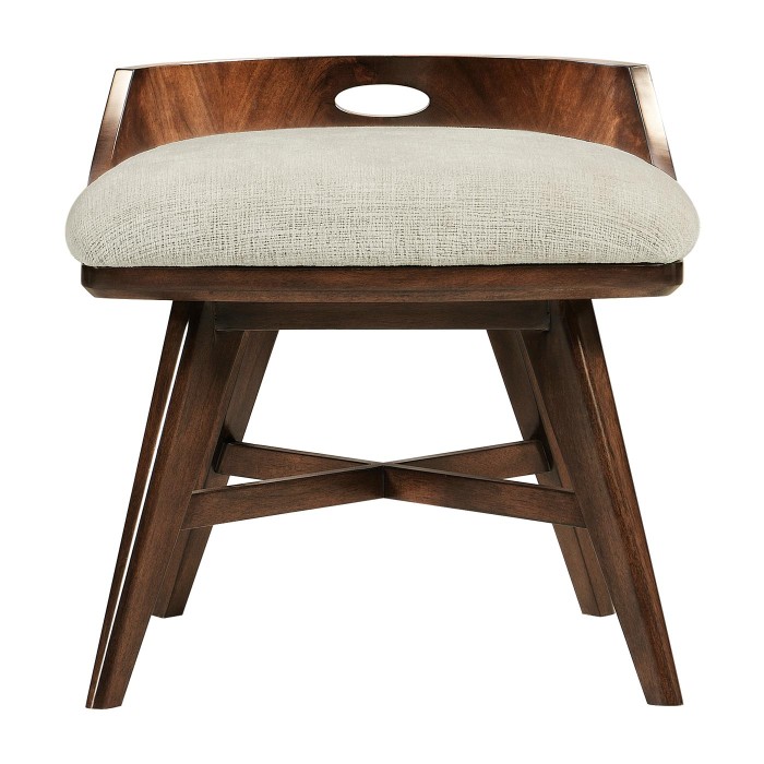 Dressing chair - Sunbelievable fabric SHAMBALA CC067, Color Cream #10E  030-01-01036