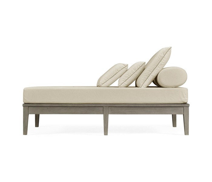Outdoor small lounge ottoman (COM)