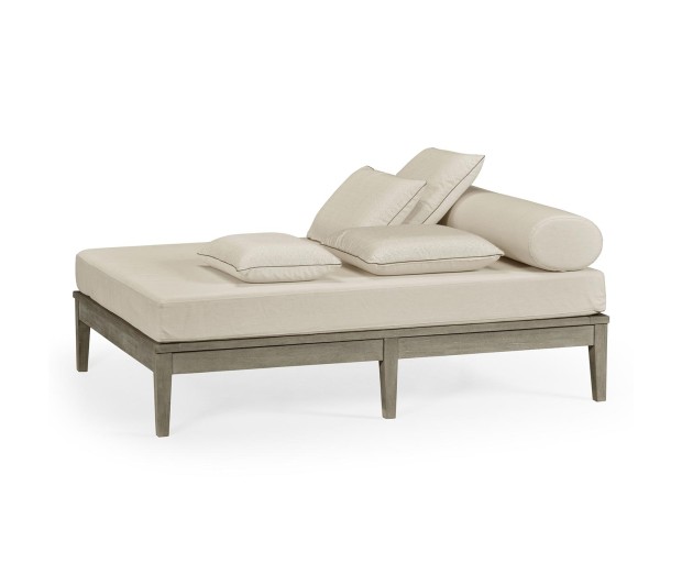 Outdoor small lounge ottoman (COM)