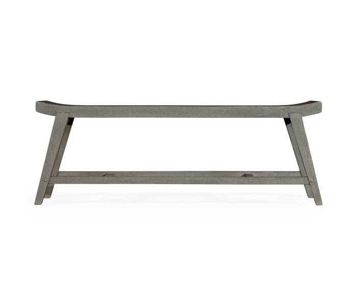 Outdoor long bench