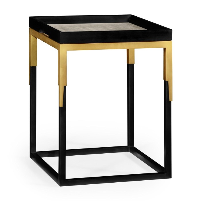 Square tray table