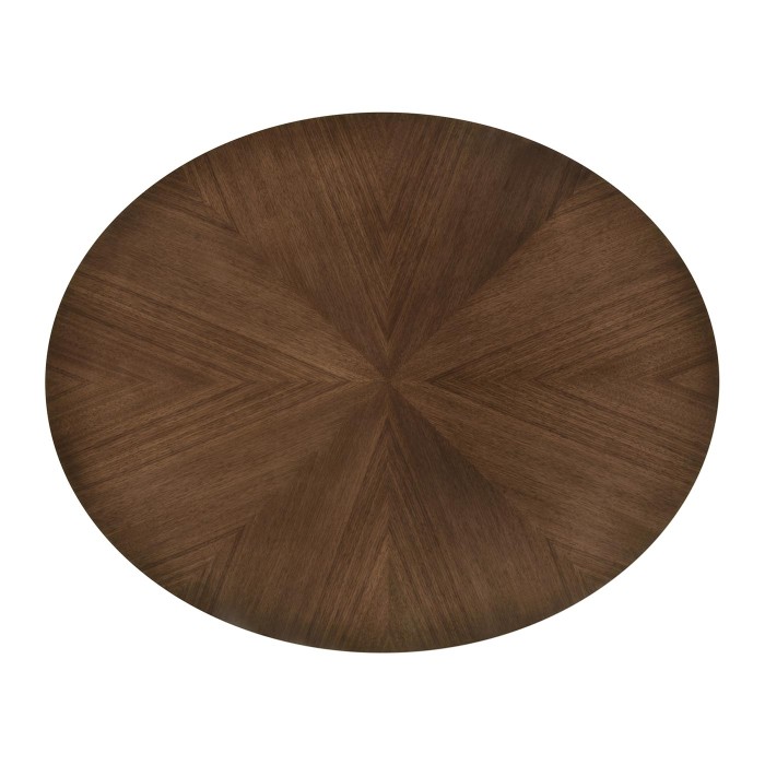 Oval dining table